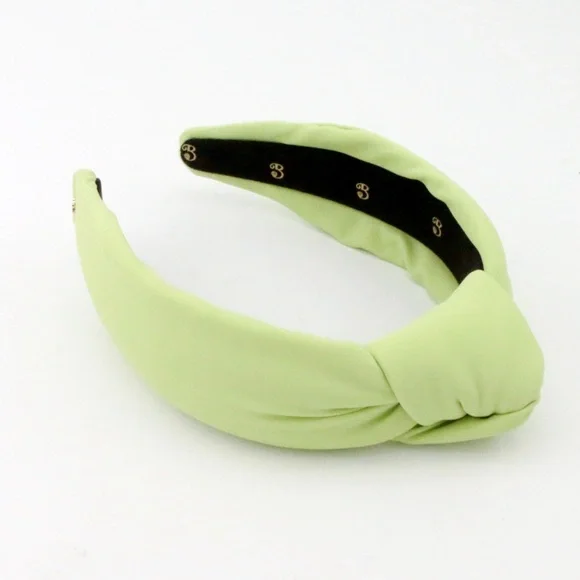 316. The Brooke Shade Peridot Green Neoprene Headband - Picture 8 of 8